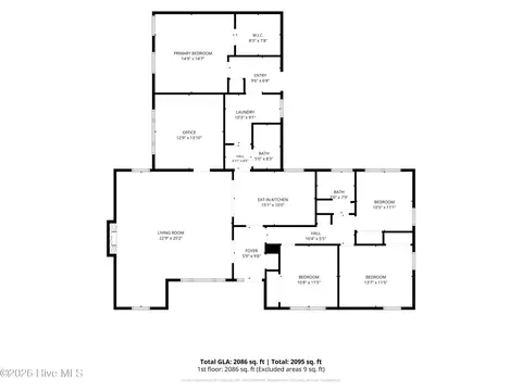 Floorplan - 1105 Oak Ave, Hamlet, NC 28345 photo 1 of 1