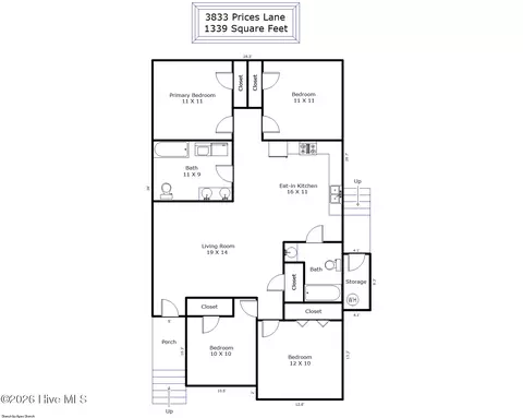 3833 Prices Ln, Wilmington, NC 28405