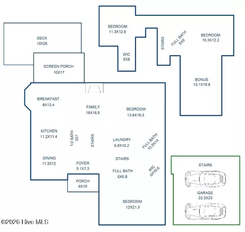 Floorplan - 4522 Bracada Dr, Durham, NC 27705 photo 1 of 1