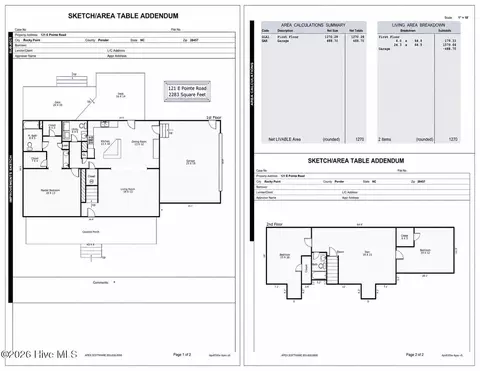 Floorplan - 121 E Pointe Rd, Rocky Point, NC 28457 photo 1 of 1