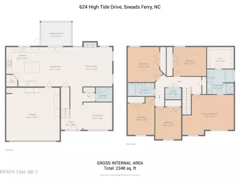 624 High Tide Dr, Sneads Ferry, NC 28460