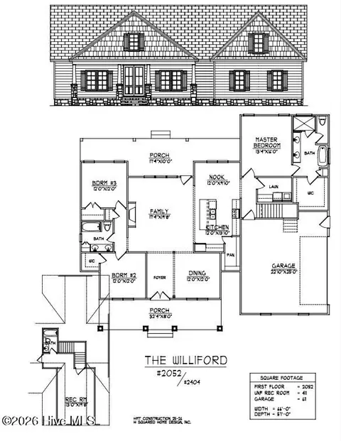 Floorplan - 143 Hillstead Way, Smithfield, NC 27577 photo 2 of 2