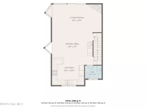 Floorplan - 3903 Ocean Dr #EAST, Emerald Isle, NC 28594 photo 3 of 5