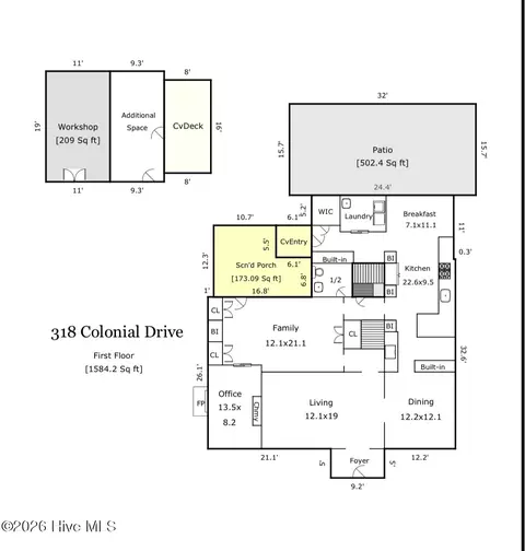 318 Colonial Dr, Wilmington, NC 28403