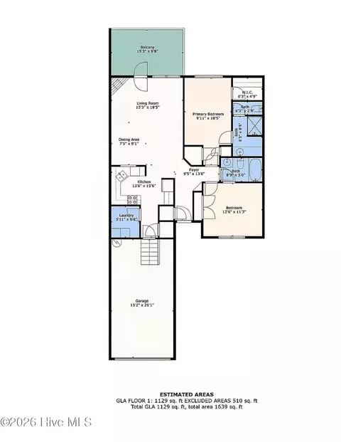 Floorplan - 320 Hiscott Ln #320, Pinehurst, NC 28374 photo 2 of 2