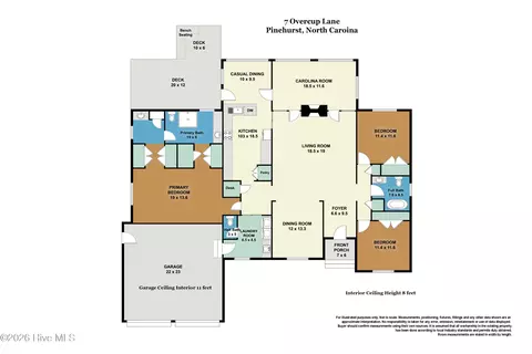 Floorplan - 7 Overcup Ln, Pinehurst, NC 28374 photo 1 of 1