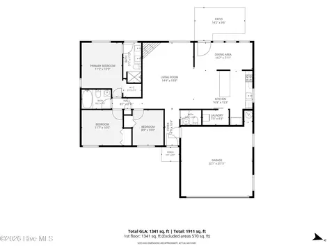 Floorplan - 9 Alexander Ln, Pinehurst, NC 28374 photo 1 of 1