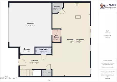 Floorplan - 4039 Cottingham Way, Augusta, GA 30909 photo 1 of 3