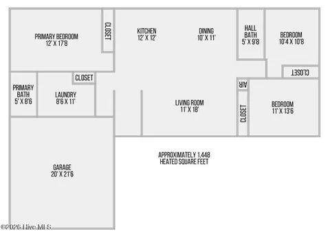 Floorplan - 1815 Watts Landing Rd, Hampstead, NC 28443 photo 1 of 1