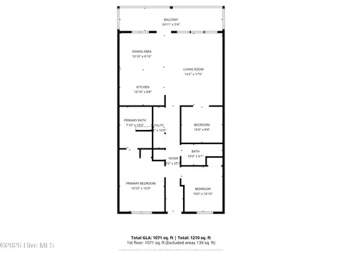 Floorplan - 1701 Salter Path Rd #103F, Salter Path, NC 28575 photo 1 of 2