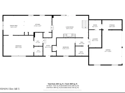 Floorplan - 430 Hughes Rd, Hampstead, NC 28443 photo 1 of 1