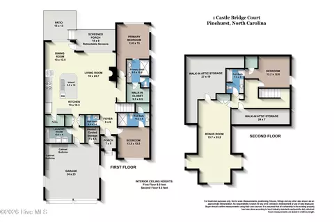 Floorplan - 1 Castle Bridge Ct, Pinehurst, NC 28374 photo 1 of 1
