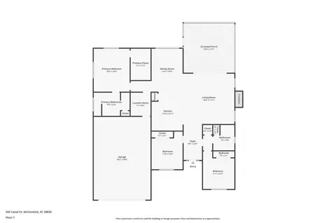 Floorplan - 205 Canal Ct, Mccormick, SC 29835 photo 1 of 1