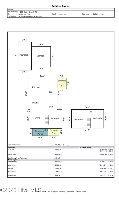 1239 Salem Church Rd, Elizabeth City, NC 27909