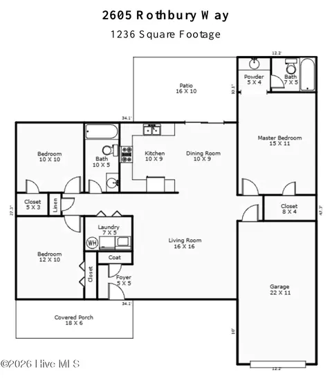 2605 Rothbury Way, Wilmington, NC 28411