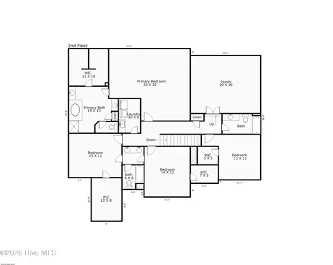 Floorplan - 110 E Conolly Ct, Hampstead, NC 28443 photo 2 of 2