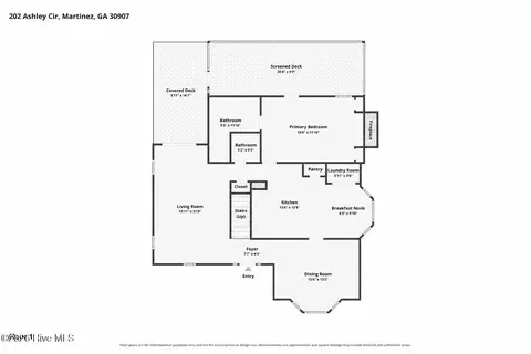 Floorplan - 202 Ashley Cir, Martinez, GA 30907 photo 1 of 2