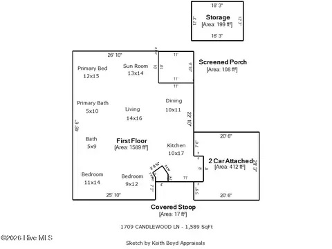 1709 Candlewood Ln, New Bern, NC 28562