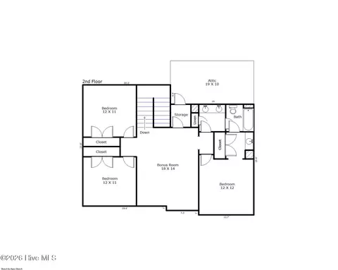 Floorplan - 186 Violetear Rdg, Hampstead, NC 28443 photo 2 of 2