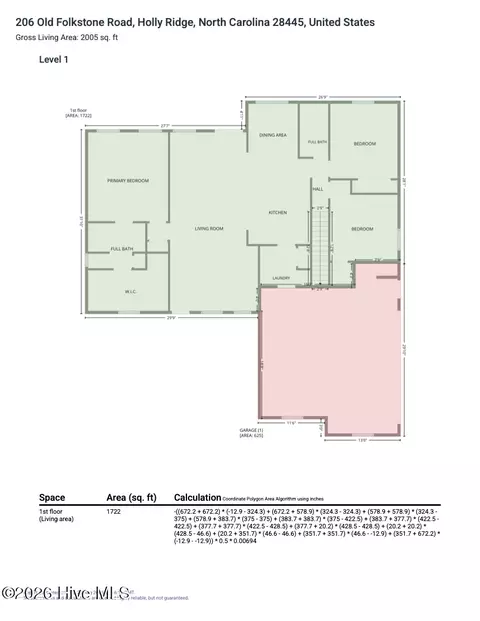 206 Old Folkstone Rd, Holly Ridge, NC 28445