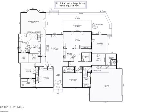 7115 E Creeks Edge Dr, Wilmington, NC 28409