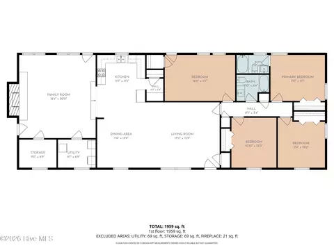 Floorplan - 3002 Eagle Dr, Augusta, GA 30906 photo 1 of 1