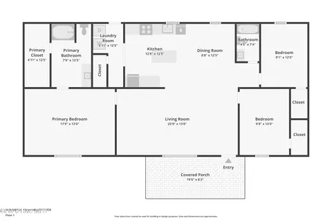 Floorplan - 16 Knight Ln, Corapeake, NC 27926 photo 1 of 1