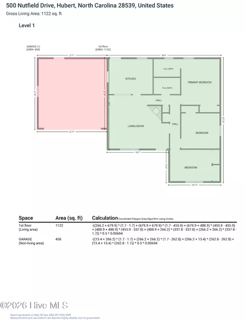 Floorplan - 500 Nutfield Dr, Hubert, NC 28539 photo 2 of 2