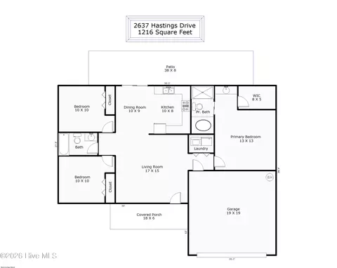 2637 Hastings Dr, Wilmington, NC 28411