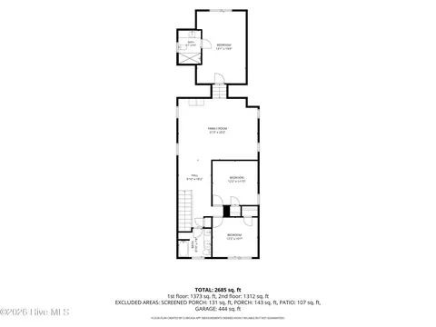 Floorplan - 51 W Singing Ave, Hampstead, NC 28443 photo 1 of 3