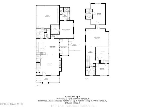 Floorplan - 51 W Singing Ave, Hampstead, NC 28443 photo 2 of 3