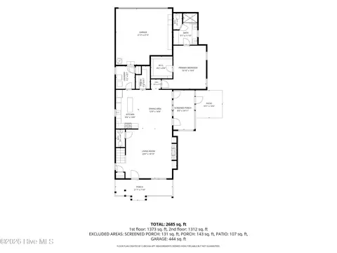 Floorplan - 51 W Singing Ave, Hampstead, NC 28443 photo 3 of 3