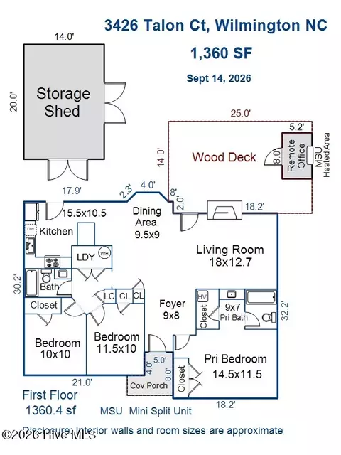 3426 Talon Ct, Wilmington, NC 28409
