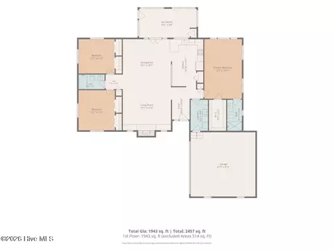 Floorplan - 55 Salem Dr, Pinehurst, NC 28374 photo 1 of 2