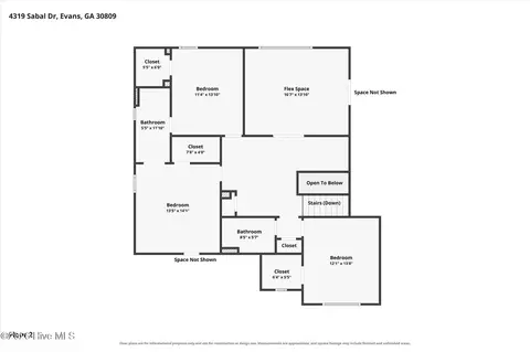 Floorplan - 4319 Sabal Dr, Evans, GA 30809 photo 3 of 3