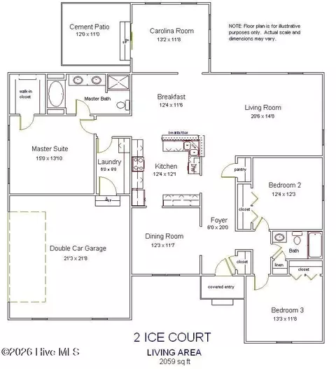 Floorplan - 2 Ice Ct, Pinehurst, NC 28374 photo 1 of 1