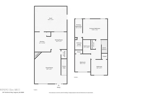 Floorplan - 2811 Brickrun Way, Augusta, GA 30909 photo 3 of 3