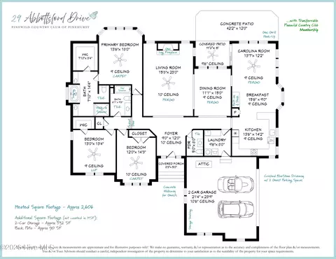 Floorplan - 29 Abbottsford Dr, Pinehurst, NC 28374 photo 1 of 2