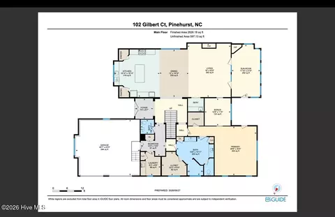 Floorplan - 102 Gilbert Ct, Pinehurst, NC 28374 photo 2 of 4