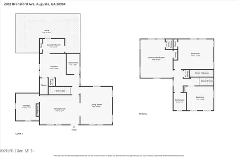 Floorplan - 2002 Bransford Ave, Augusta, GA 30904 photo 3 of 5