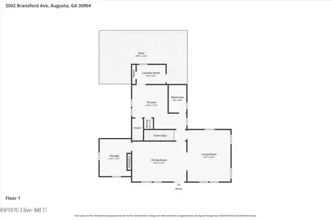 Floorplan - 2002 Bransford Ave, Augusta, GA 30904 photo 4 of 5