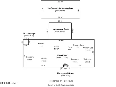 602 Circle Dr, Trent Woods, NC 28562
