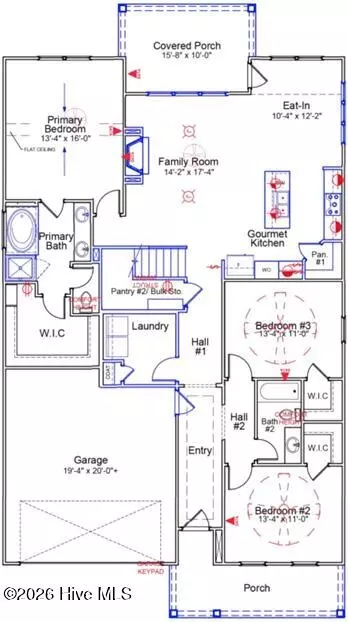 Floorplan - 9246 Salty Breeze Pl, Leland, NC 28451 photo 1 of 2