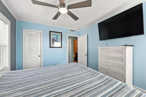 Bedroom - 203 Hoffman Beach Rd, Atlantic Beach, NC 28512 photo 3 of 9