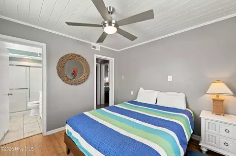 Bedroom - 203 Hoffman Beach Rd, Atlantic Beach, NC 28512 photo 2 of 9