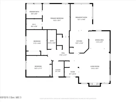 Floorplan - 536 Oak Brook Dr, Martinez, GA 30907 photo 1 of 1