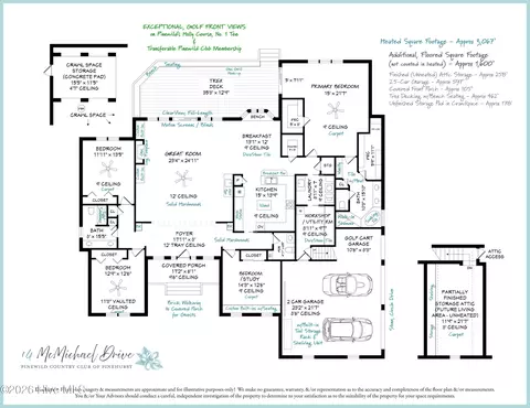 Floorplan - 14 Mcmichael Dr, Pinehurst, NC 28374 photo 2 of 2