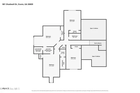 Floorplan - 981 Shadwell Dr, Evans, GA 30809 photo 1 of 8