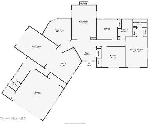 Floorplan - 4635 Hallsboro Rd N, Clarkton, NC 28433 photo 1 of 1