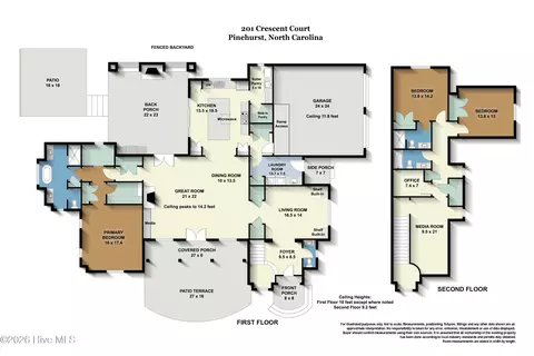 Floorplan - 201 Crescent Ct, Pinehurst, NC 28374 photo 2 of 2